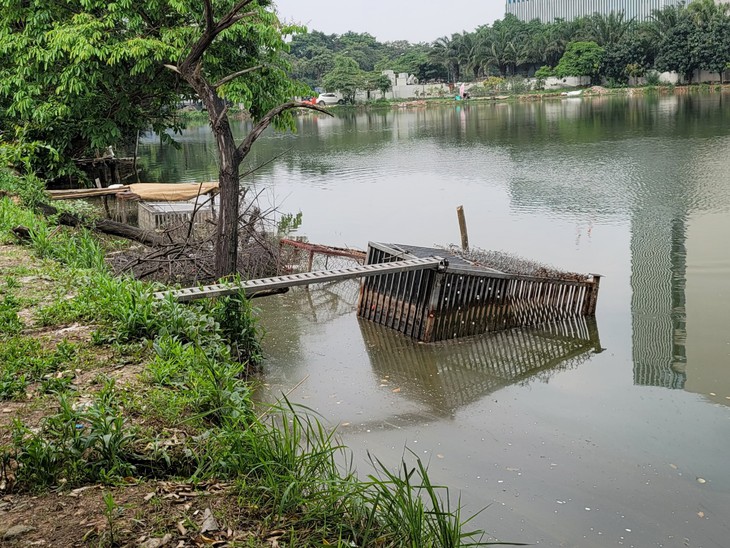 Hà Nội chưa xác định được nguồn gốc cá sấu xuất hiện ở hồ câu- Ảnh 1. Hà Nội chưa xác định được nguồn gốc cá sấu xuất hiện ở hồ câu- Ảnh 1.
