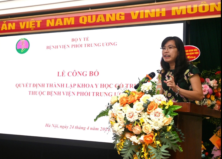 Hỗ trợ điều trị các bệnh lý về phổi và lao bằng y học cổ truyền kết hợp y học hiện đại- Ảnh 1.