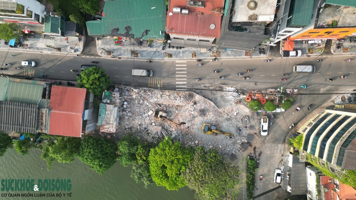 Cận cảnh khu vực khiến đoạn đường 1km chậm tiến độ 3 năm ở Hà Nội- Ảnh 2. Cận cảnh khu vực khiến đoạn đường 1km chậm tiến độ 3 năm ở Hà Nội- Ảnh 2.