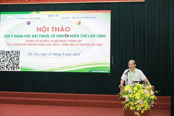 Tiêu chí nào để xây dựng Danh mục bài thuốc cổ truyền miễn thử lâm sàng?- Ảnh 1.
