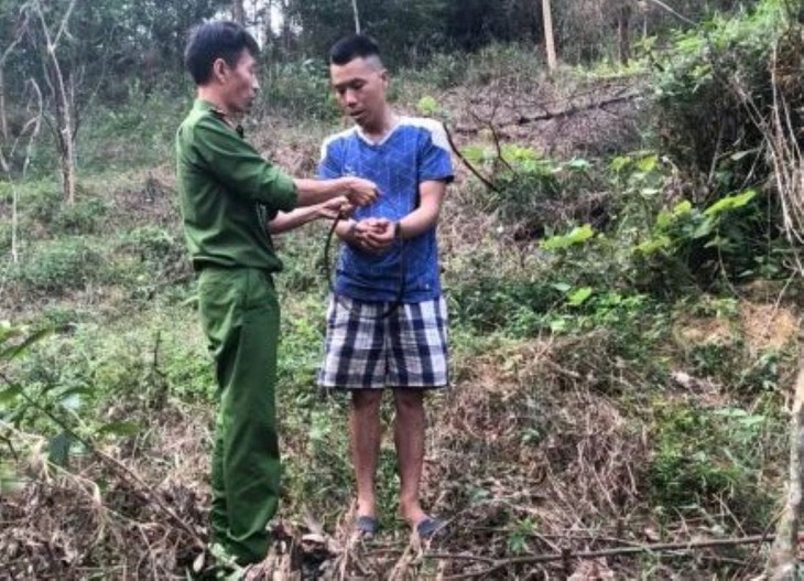 Đã bắt được phạm nhân vượt ngục trốn trong rừng sến Tam Quy- Ảnh 1.