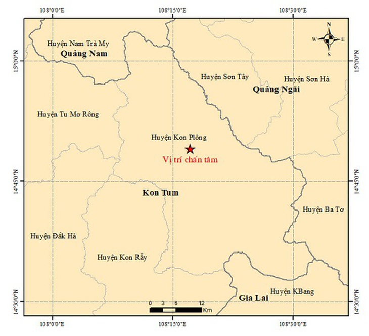 Kon Tum lại động đất 4,1 độ richter - Ảnh 2.