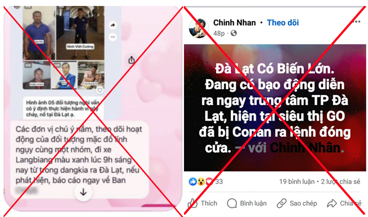 Thông tin ‘Đà Lạt xảy ra biến lớn...' hoàn toàn sai sự thật- Ảnh 1.