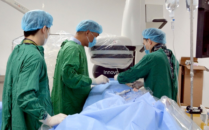 Bệnh viện Hữu nghị Đa khoa Nghệ An nút động mạch phế quản cứu sống bệnh nhân ho ra máu nặng