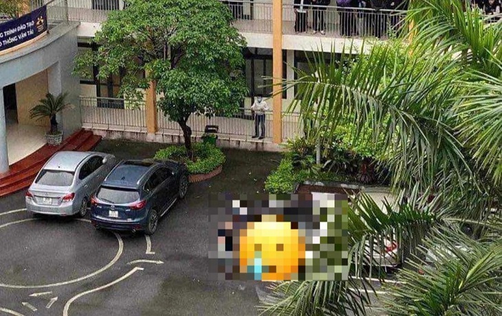 Sinh viên ĐH Công nghệ Giao thông Vận tải ngã từ tầng cao xuống đất nguy kịch- Ảnh 1.