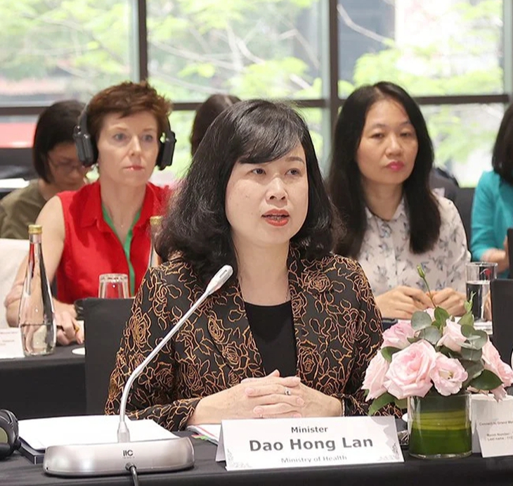 Bộ Y tế và đoàn doanh nghiệp Hội đồng Kinh doanh Hoa Kỳ - ASEAN trao đổi, thúc đẩy đầu tư về y tế- Ảnh 1. Bộ Y tế và đoàn doanh nghiệp Hội đồng Kinh doanh Hoa Kỳ - ASEAN trao đổi, thúc đẩy đầu tư về y tế- Ảnh 1.