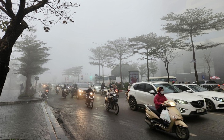 Miền Bắc mưa phùn kèm sương mù trước khi đón nắng nóng