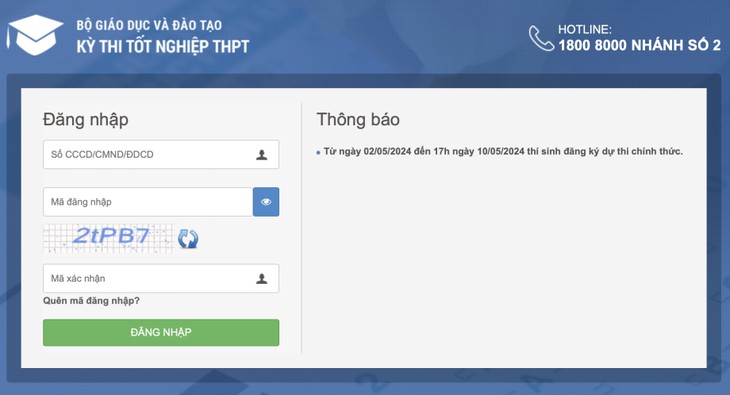 Thí sinh đăng ký thi tốt nghiệp THPT 2024 từ hôm nay- Ảnh 1.