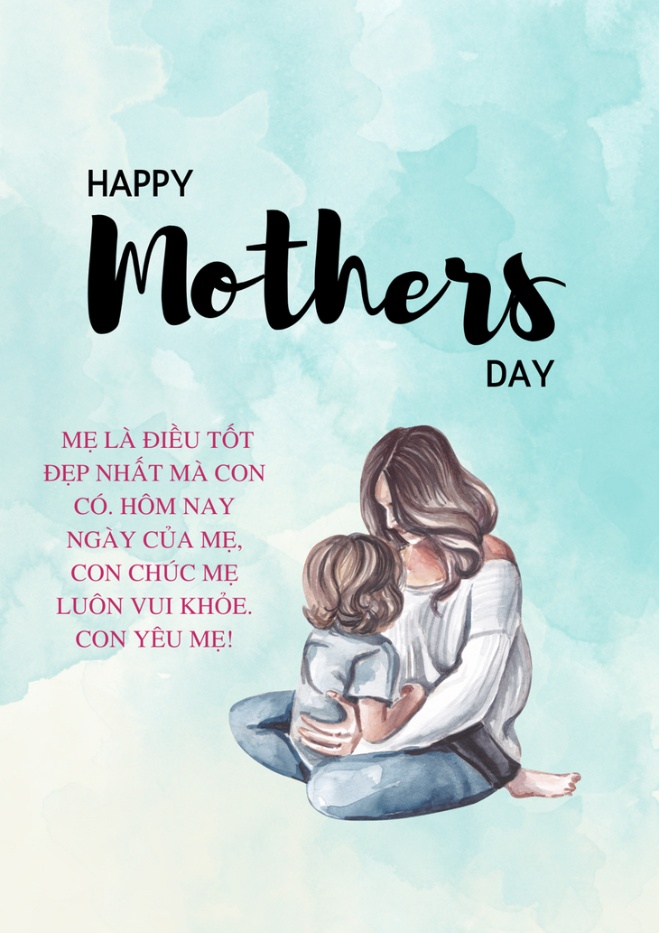 Những mẫu thiệp chúc mừng Ngày của Mẹ đẹp nhất- Ảnh 8.
