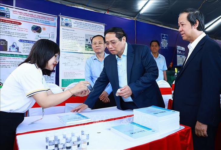 Thủ tướng Phạm Minh Chính dự Ngày hội Khởi nghiệp Quốc gia của học sinh, sinh viên lần thứ VI- Ảnh 4.