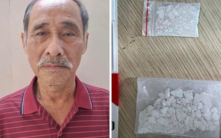 Bắt quả tang ông già 73 tuổi đi bán ma tuý