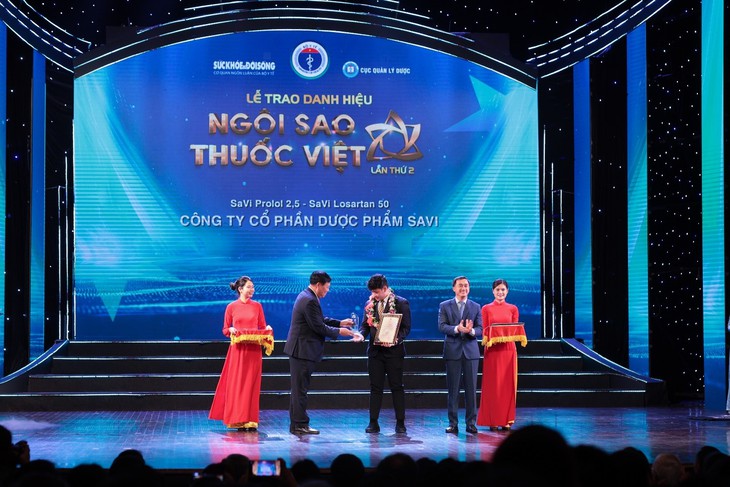 Công ty Cổ phần dược phẩm SaVi (SaVipharm) đạt "Ngôi sao thuốc Việt" lần 2- Ảnh 2.