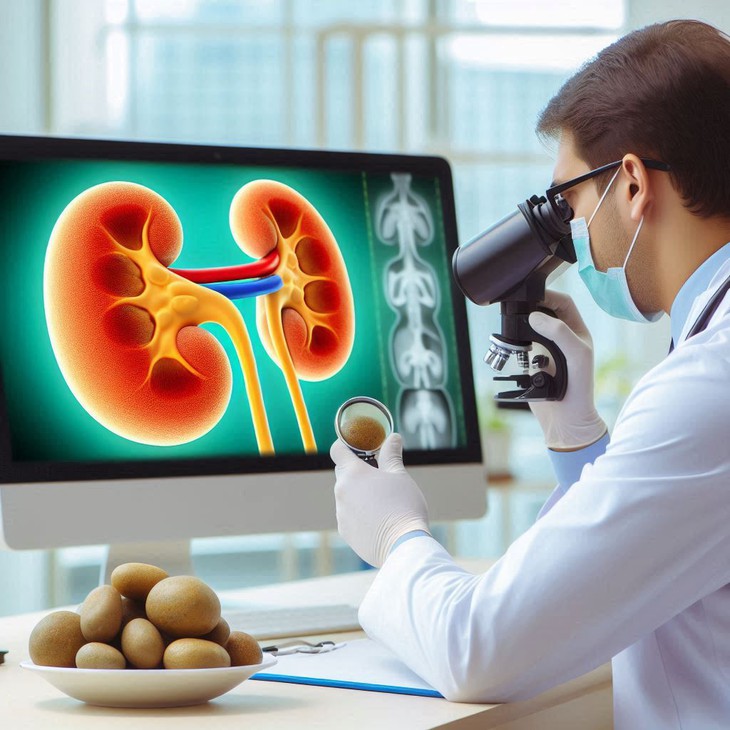 Nếu sỏi nhỏ dưới 5mm thường sẽ uống nhiều nước để đào thải ra ngoài bằng đường tiểu, hoặc các bác sĩ sẽ kê thêm các loại thuốc giảm đau, kháng sinh nếu nhiễm trùng.