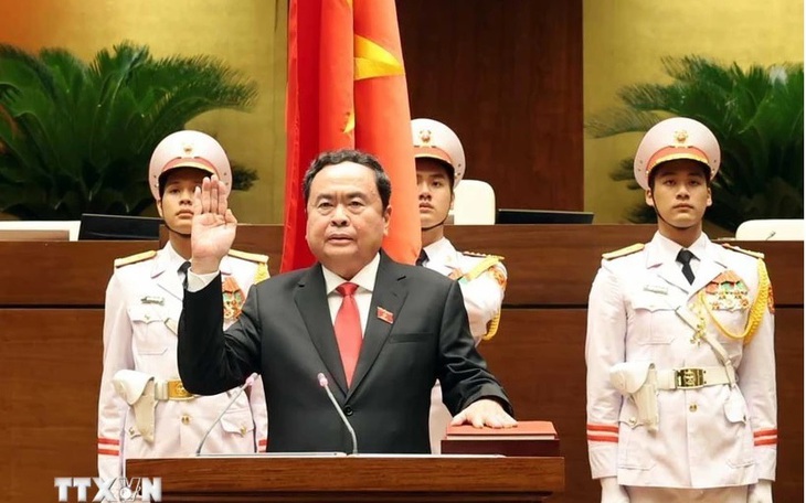Tân Chủ tịch Quốc hội Trần Thanh Mẫn tuyên thệ nhậm chức