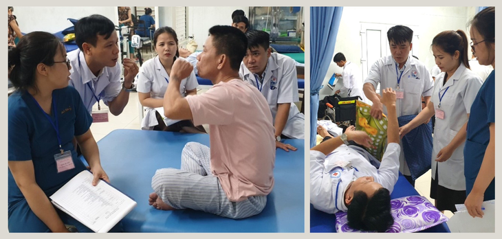Đào tạo kỹ thuật chuyên môn cho bác sĩ về phục hồi chức năng đột quỵ não- Ảnh 1.