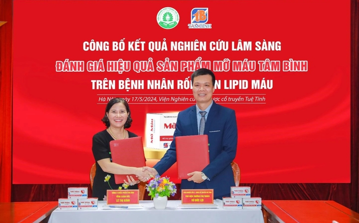 Công bố kết quả nghiên cứu lâm sàng đánh giá hiệu quả sản phẩm Mỡ máu Tâm Bình- Ảnh 1.