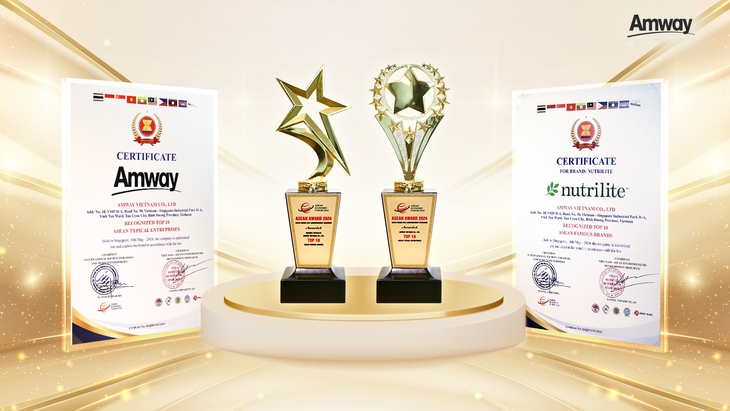 Amway được vinh danh tại Asean Award 2024 – tự hào và động lực- Ảnh 2. Amway được vinh danh tại Asean Award 2024 – tự hào và động lực- Ảnh 2.