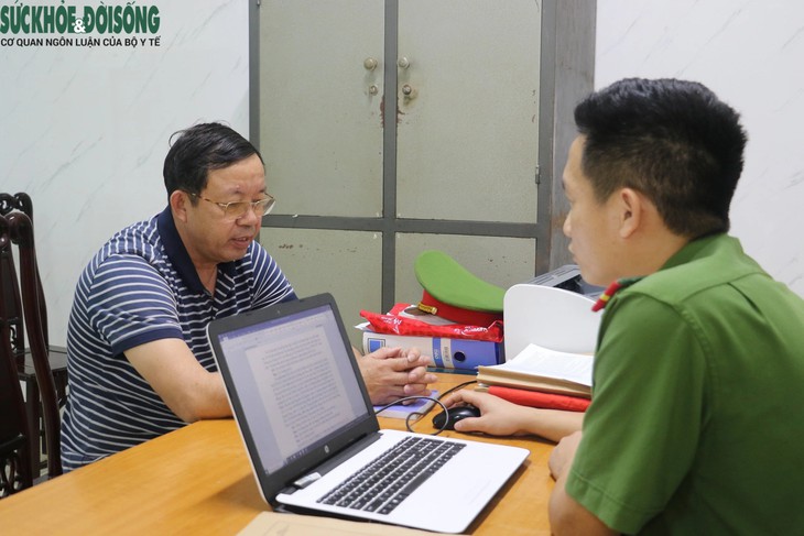 Cơ quan Công an làm việc với đối tượng Hoàng Khắc Trường.