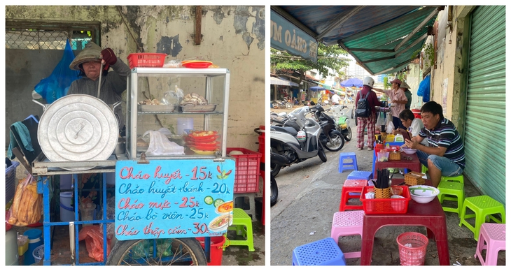 Người mẹ một tay và gánh cháo nuôi con gái học ĐH Y dược TPHCM- Ảnh 1. Người mẹ một tay và gánh cháo nuôi con gái học ĐH Y dược TPHCM- Ảnh 1.