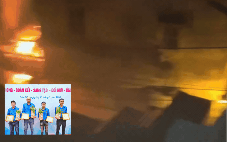 Tặng Huy hiệu Tuổi trẻ dũng cảm cho 4 thanh niên đập tường cứu người trong vụ cháy ở Trung Kính
