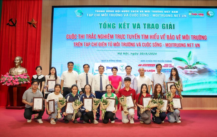 Tổng kết và trao giải Cuộc thi trắc nghiệm trực tuyến 'Tìm hiểu về Bảo vệ môi trường' trên Tạp chí điện tử Môi trường và Cuộc sống- Ảnh 11.