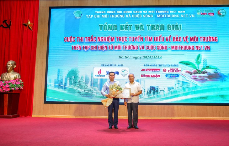 Tổng kết và trao giải Cuộc thi trắc nghiệm trực tuyến 'Tìm hiểu về Bảo vệ môi trường' trên Tạp chí điện tử Môi trường và Cuộc sống- Ảnh 4.
