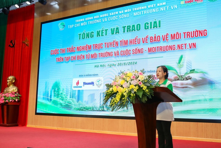 Tổng kết và trao giải Cuộc thi trắc nghiệm trực tuyến 'Tìm hiểu về Bảo vệ môi trường' trên Tạp chí điện tử Môi trường và Cuộc sống- Ảnh 5.