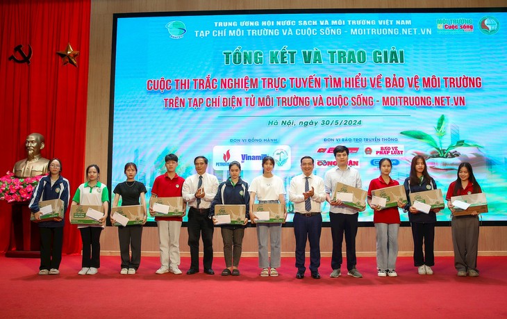 Tổng kết và trao giải Cuộc thi trắc nghiệm trực tuyến 'Tìm hiểu về Bảo vệ môi trường' trên Tạp chí điện tử Môi trường và Cuộc sống- Ảnh 6.