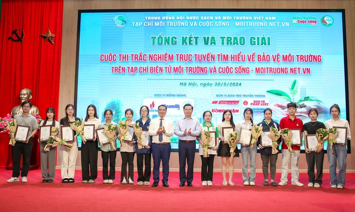 Tổng kết và trao giải Cuộc thi trắc nghiệm trực tuyến 'Tìm hiểu về Bảo vệ môi trường' trên Tạp chí điện tử Môi trường và Cuộc sống- Ảnh 8.