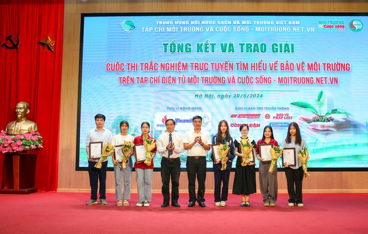 Tổng kết và trao giải Cuộc thi trắc nghiệm trực tuyến 'Tìm hiểu về Bảo vệ môi trường' trên Tạp chí điện tử Môi trường và Cuộc sống- Ảnh 9.