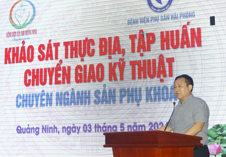 Chuyển giao kỹ thuật giảm tỷ lệ tử vong mẹ cho các địa phương- Ảnh 2. Chuyển giao kỹ thuật giảm tỷ lệ tử vong mẹ cho các địa phương- Ảnh 2.