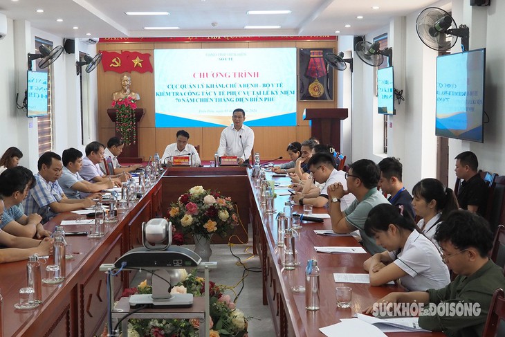 Kiểm tra công tác bảo đảm y tế phục vụ Lễ kỷ niệm 70 năm Chiến thắng Điện Biên Phủ- Ảnh 3. Kiểm tra công tác bảo đảm y tế phục vụ Lễ kỷ niệm 70 năm Chiến thắng Điện Biên Phủ- Ảnh 3.