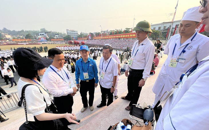 Bộ Y tế điều nhân lực lên Điện Biên đồng hành đảm bảo công tác y tế tại Lễ kỷ niệm 70 năm Chiến thắng Điện Biên Phủ