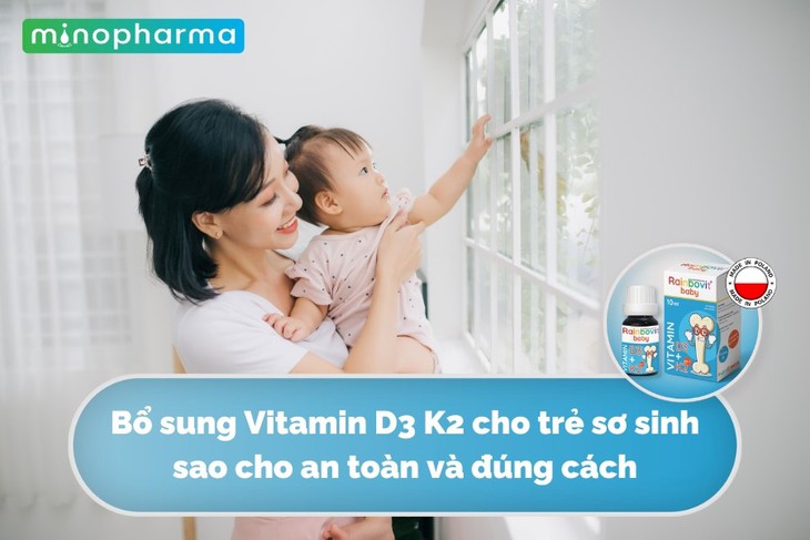 Bổ sung Vitamin D3 K2 cho trẻ sao cho đúng cách- Ảnh 1. Bổ sung Vitamin D3 K2 cho trẻ sao cho đúng cách- Ảnh 1.