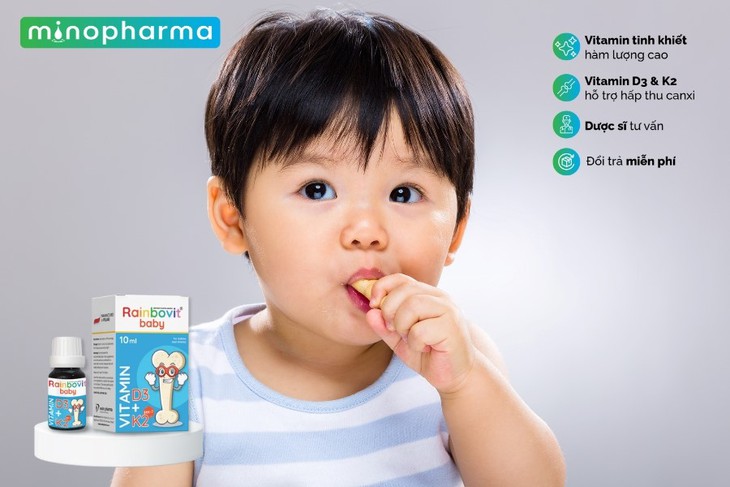 Bổ sung Vitamin D3 K2 cho trẻ sao cho đúng cách- Ảnh 2. Bổ sung Vitamin D3 K2 cho trẻ sao cho đúng cách- Ảnh 2.