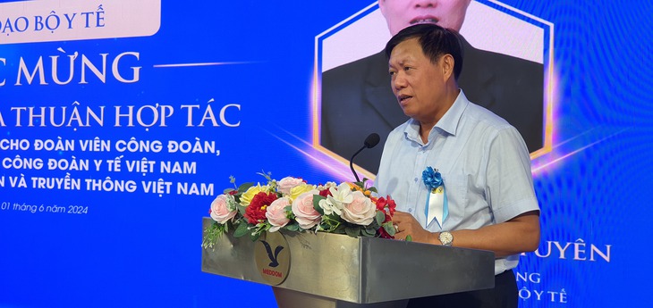 Miễn phí gói dịch vụ chăm sóc sức khỏe cho đoàn viên công đoàn y tế và người thân- Ảnh 2.