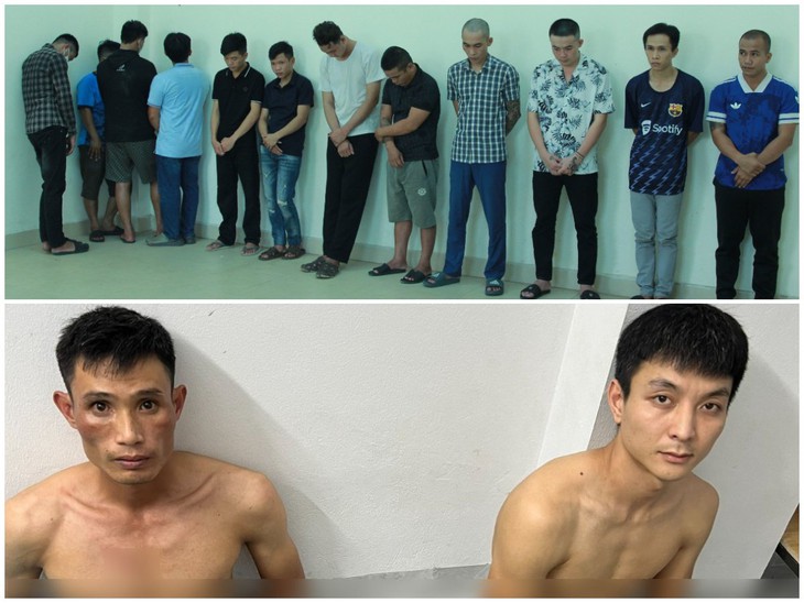 Các đối tượng trong chuyên án bị bắt giữ. Các đối tượng trong chuyên án bị bắt giữ.