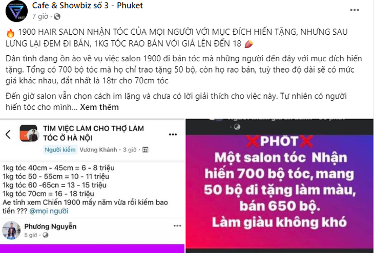 Thực hư thông tin salon tóc 1900 'ăn bớt' tóc hiến tặng bệnh nhân ung thư - Ảnh 1.