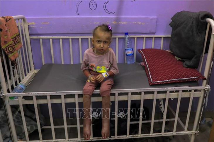 WHO cảnh báo suy dinh dưỡng trẻ em nghiêm trọng ở Dải Gaza- Ảnh 1. WHO cảnh báo suy dinh dưỡng trẻ em nghiêm trọng ở Dải Gaza- Ảnh 1.