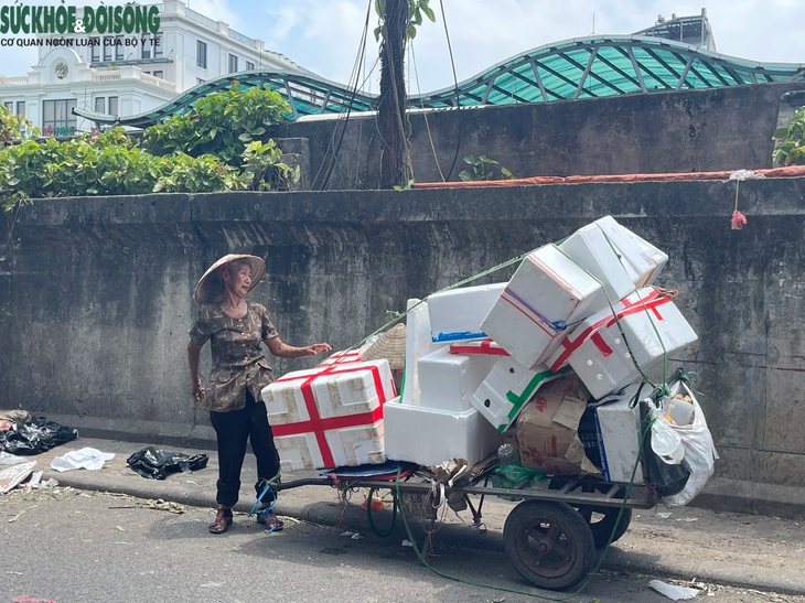Người dân chật vật mưu sinh dưới nắng nóng oi bức- Ảnh 9.