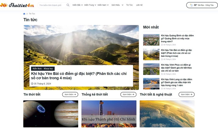 Thoitiet4m.com xây dựng kho kiến thức thời tiết, khí hậu lớn- Ảnh 1.