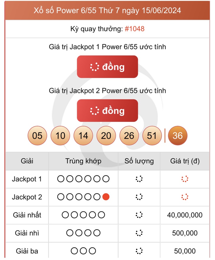 Vietlott 26/6 - Kết quả xổ số Vietlott hôm nay 26/6/2024 - Xổ số Mega 6/45 ngày 26/6- Ảnh 8. Vietlott 26/6 - Kết quả xổ số Vietlott hôm nay 26/6/2024 - Xổ số Mega 6/45 ngày 26/6- Ảnh 8.