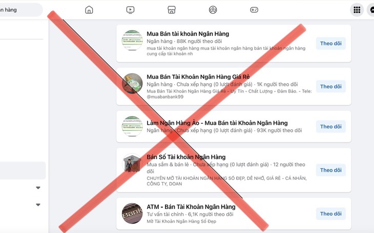 Cảnh báo hoạt động mua, bán tài khoản ngân hàng của học sinh