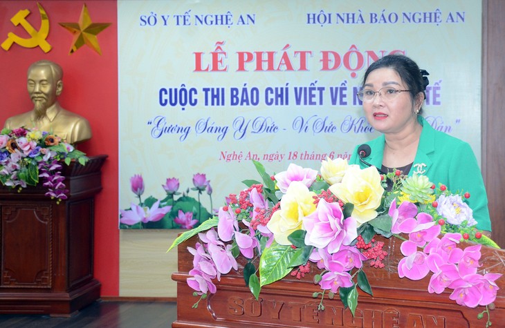 Phát động cuộc thi viết về 'Gương sáng y đức - Vì sức khỏe nhân dân'- Ảnh 1.