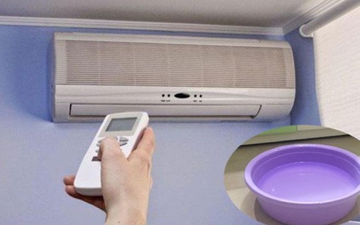 Chuyên gia chỉ rõ sai lầm khi để chậu nước trong phòng điều hòa