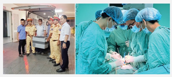 Phú Thọ: Lần đầu tiên lấy tạng từ người cho chết não ghép cho 2 bệnh nhân ở Huế- Ảnh 3. Phú Thọ: Lần đầu tiên lấy tạng từ người cho chết não ghép cho 2 bệnh nhân ở Huế- Ảnh 3.