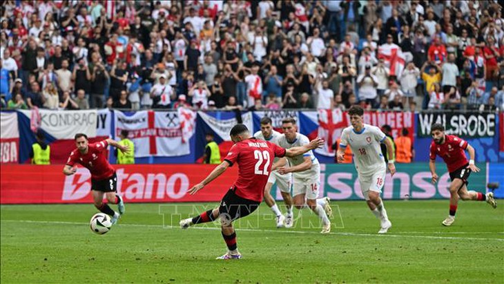 Kết quả EURO 2024: Cầm hòa CH Séc, Gruzia giành điểm đầu tiên- Ảnh 1.