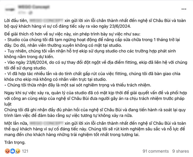 Công an điều tra vụ Châu Bùi bị quay lén khi thay đồ- Ảnh 3.