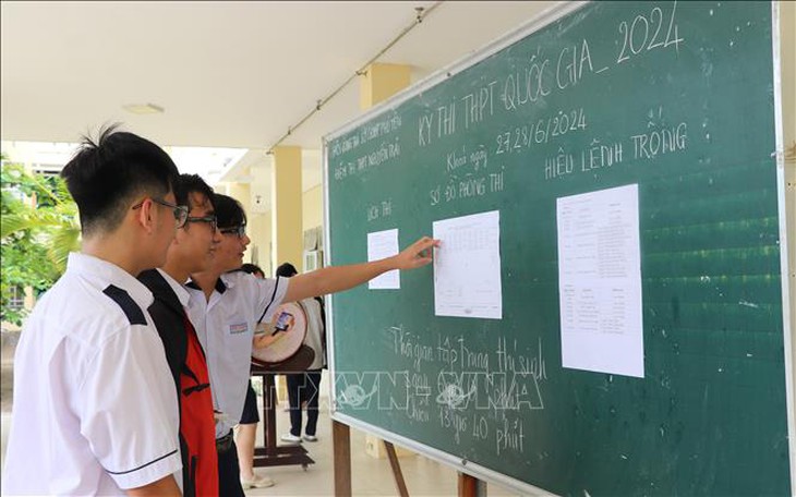 Hơn 1 triệu thí sinh bước vào kỳ thi tốt nghiệp THPT 2024- Ảnh 1.