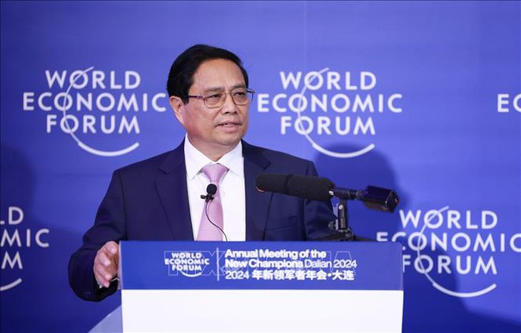 Thủ tướng Phạm Minh Chính đối thoại với lãnh đạo các tập đoàn lớn của WEF- Ảnh 1. Thủ tướng Phạm Minh Chính đối thoại với lãnh đạo các tập đoàn lớn của WEF- Ảnh 1.